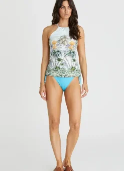 Women Aqua Blu Lawley Tankini