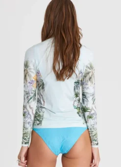 Women Aqua Blu Lyla Rash Guard