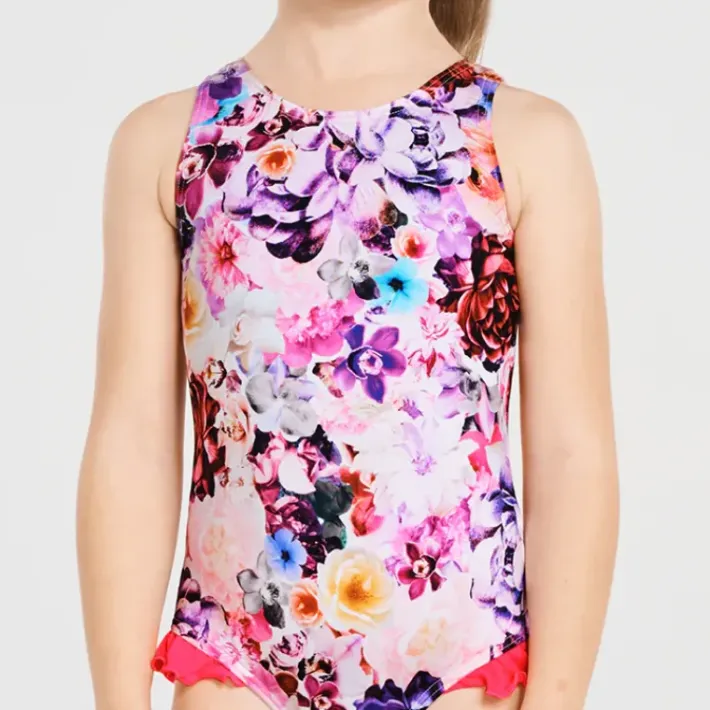 Kids Aqua Blu Frill One Piece (SAMPLE)