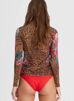 Women Aqua Blu Lyla Rash Guard