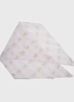 Women Aqua Blu Serpentine Scarf