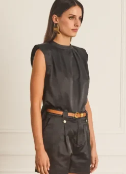 Women Aqua Blu Klara Top