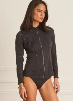 Women Aqua Blu Lyla Rash Guard