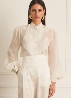 Women Aqua Blu Hazel Blouse