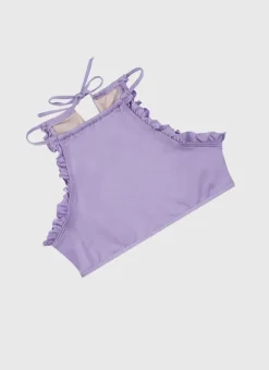 Kids Aqua Blu Stepping Stones Halter Neck Bikini Set