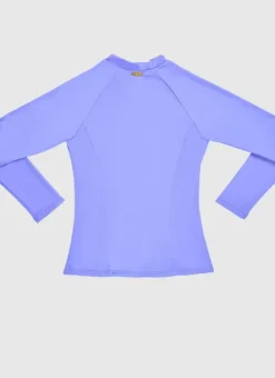 Kids Aqua Blu Stepping Stones Long Sleeve Rash Vest