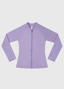 Kids Aqua Blu Stepping Stones Long Sleeve Rash Vest - Kids