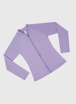 Kids Aqua Blu Stepping Stones Long Sleeve Rash Vest - Kids
