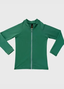Kids Aqua Blu Stepping Stones Long Sleeve Rash Vest