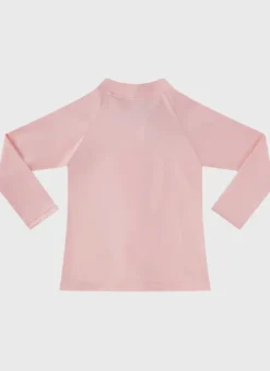 Kids Aqua Blu Stepping Stones Long Sleeve Rash Vest