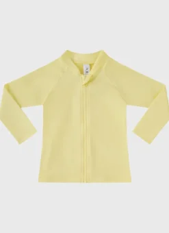 Kids Aqua Blu Stepping Stones Long Sleeve Rash Vest