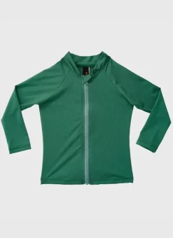 Kids Aqua Blu Stepping Stones Long Sleeve Rash Vest (SAMPLE)