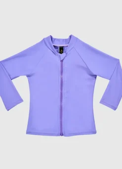 Kids Aqua Blu Stepping Stones Long Sleeve Rash Vest (SAMPLE)