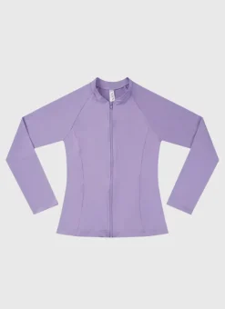 Kids Aqua Blu Stepping Stones Long Sleeve Rash Vest - Teens
