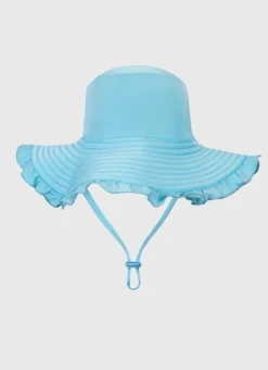 Kids Aqua Blu Stepping Stones Sun Hat - Kids