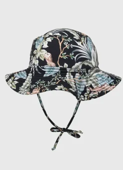 Kids/BOY Aqua Blu Lycra Bucket Hat