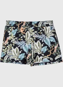 Kids Aqua Blu Lycra Swim Shorts