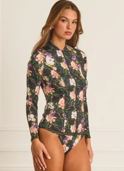 Women Aqua Blu Lyla Rash Guard