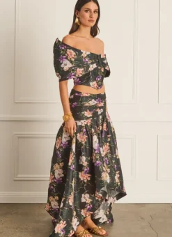Women Aqua Blu Susanna Maxi Skirt