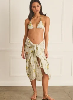 Women Aqua Blu Pareo