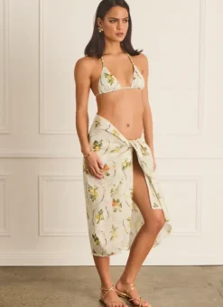 Women Aqua Blu Pareo
