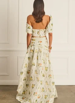 Women Aqua Blu Susanna Maxi Skirt (SAMPLE)