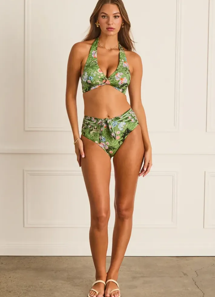Women Aqua Blu Elleni D/DD Cup Bikini Top