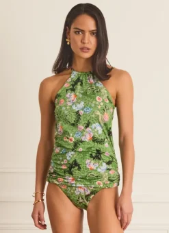 Women Aqua Blu Lawley Tankini
