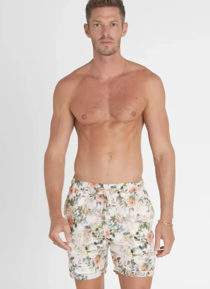 Women Aqua Blu Vervain Taylor Shorts