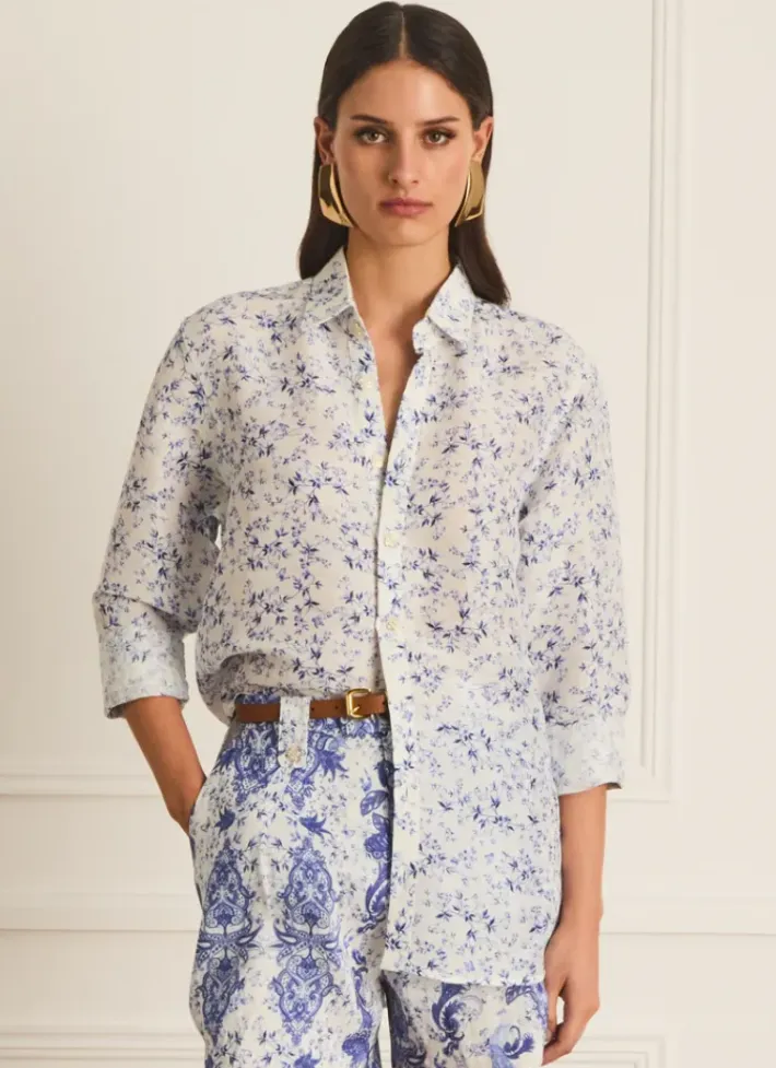 Women Aqua Blu Blake Shirt