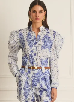 Women Aqua Blu Jenny Blouse