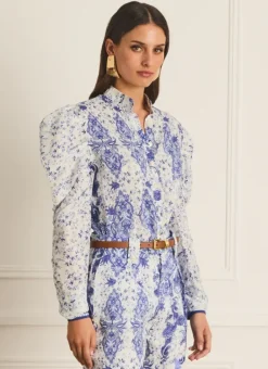 Women Aqua Blu Jenny Blouse