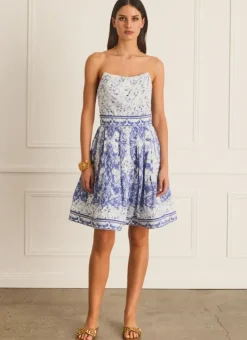 Women Aqua Blu Simone Mini Dress